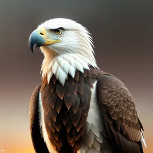 Majestic Predator: Bald Eagle in Flight