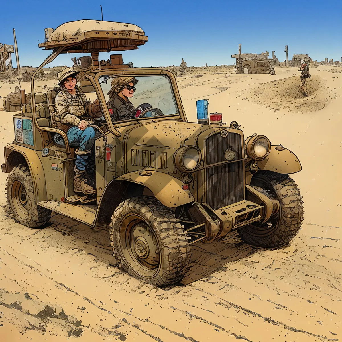 Picture of Dirt-Cruiser: Industrial Off-Road Military Vehicle