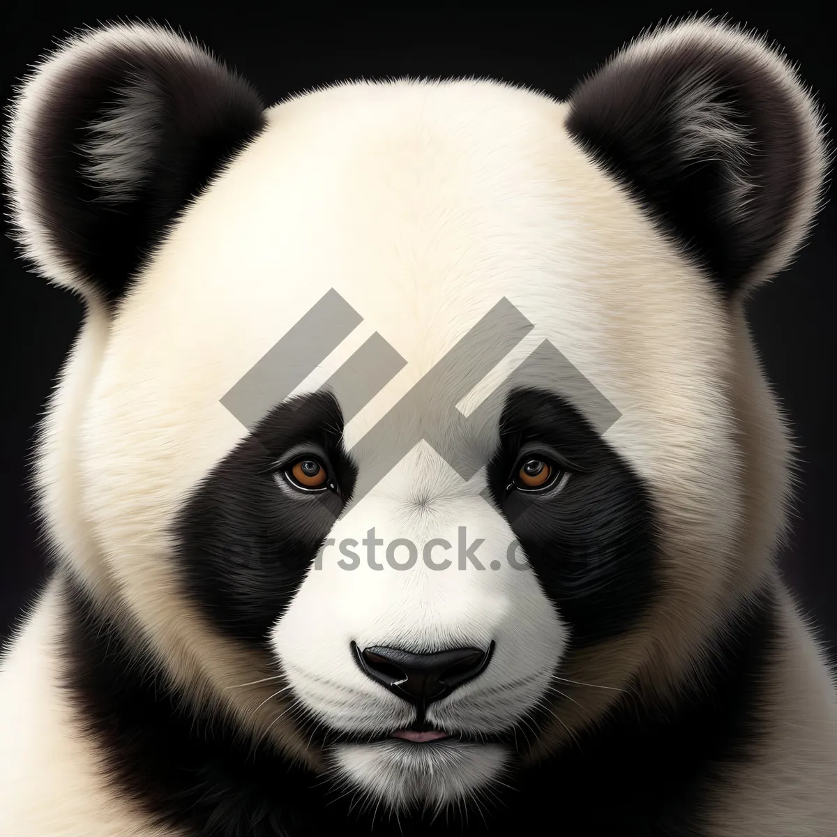 Picture of Adorable Giant Panda with Captivating Eyes