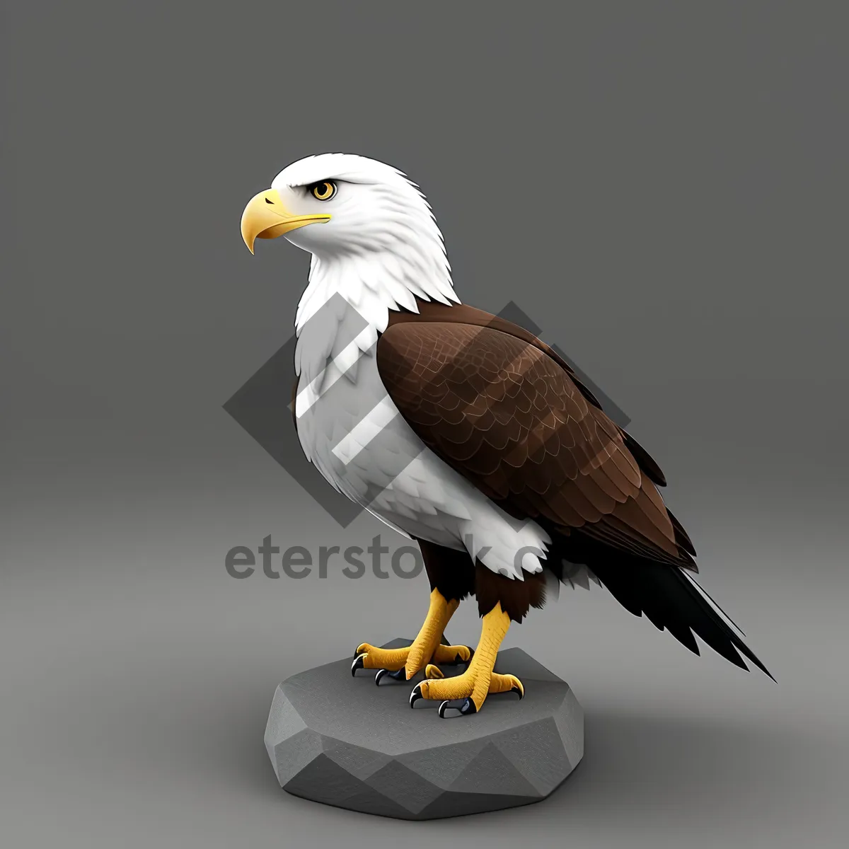 Picture of Coastal Hunter: Majestic Bald Eagle in Flight