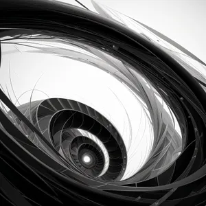 Dynamic Wheel Motion: Shiny Fractal Wave Design