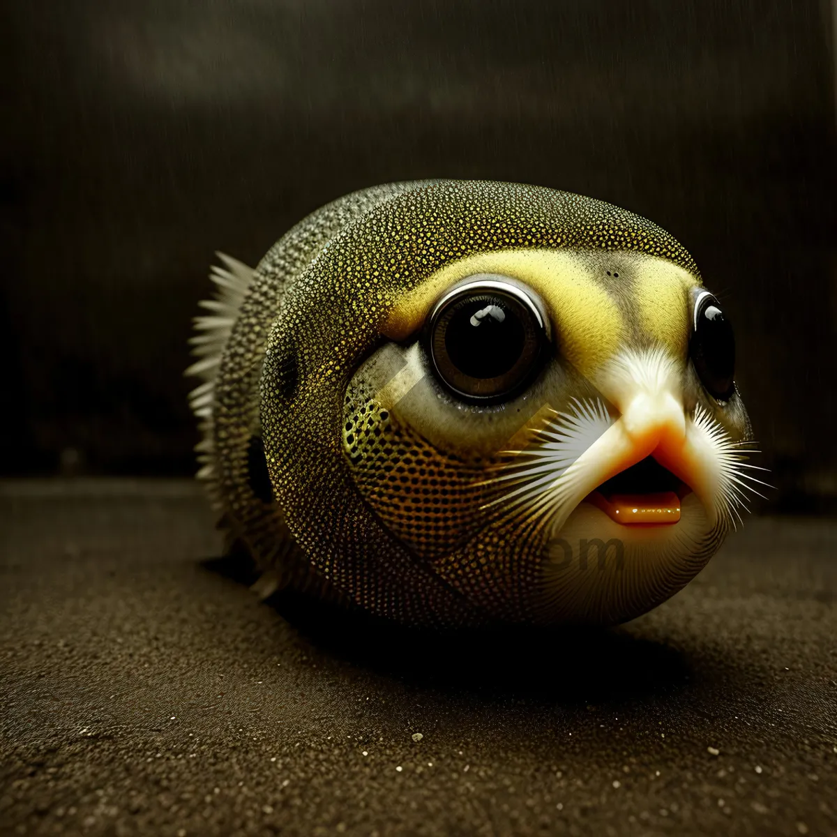 Picture of Tropical Puffer Fish with Captivating Eye