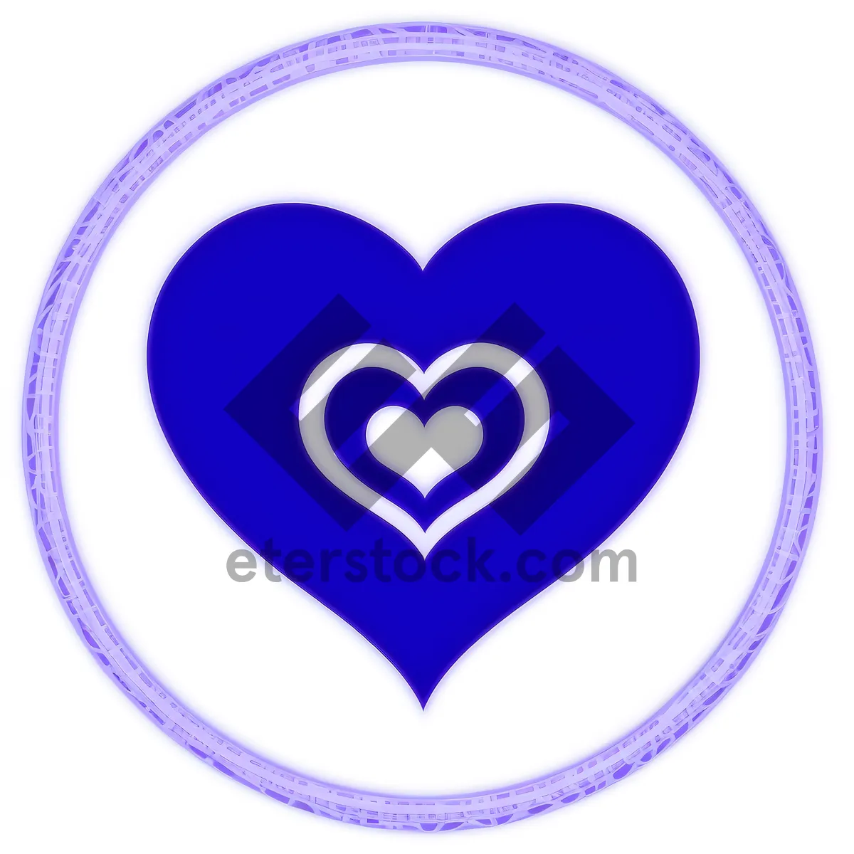 Picture of Heart-shaped Love Symbol - Romantic Graphic Design