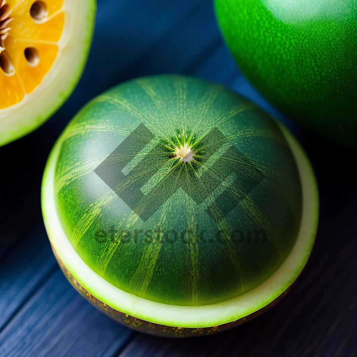 Picture of Fresh and Juicy Kiwi Slice - a Burst of Vitamin C