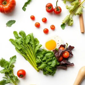 Healthy Vegetable Salad with Fresh Ingredients