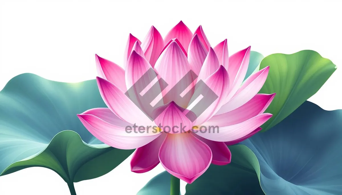 Picture of Pink Lotus Flower Bouquet for Valentine's Day Decor.