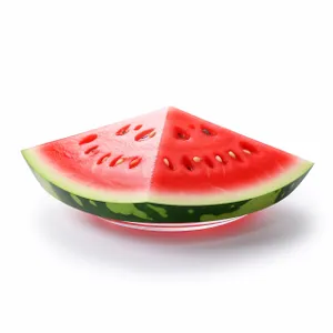 Fresh Watermelon Slice with Juicy Tomatoes