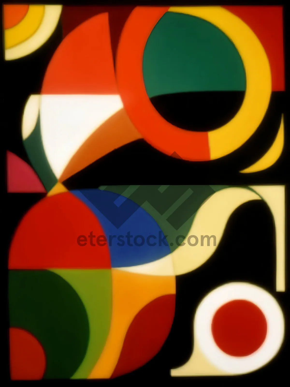 Picture of Vibrant Circle Icon Set: Bright, Shiny Buttons in Orange and Yellow
