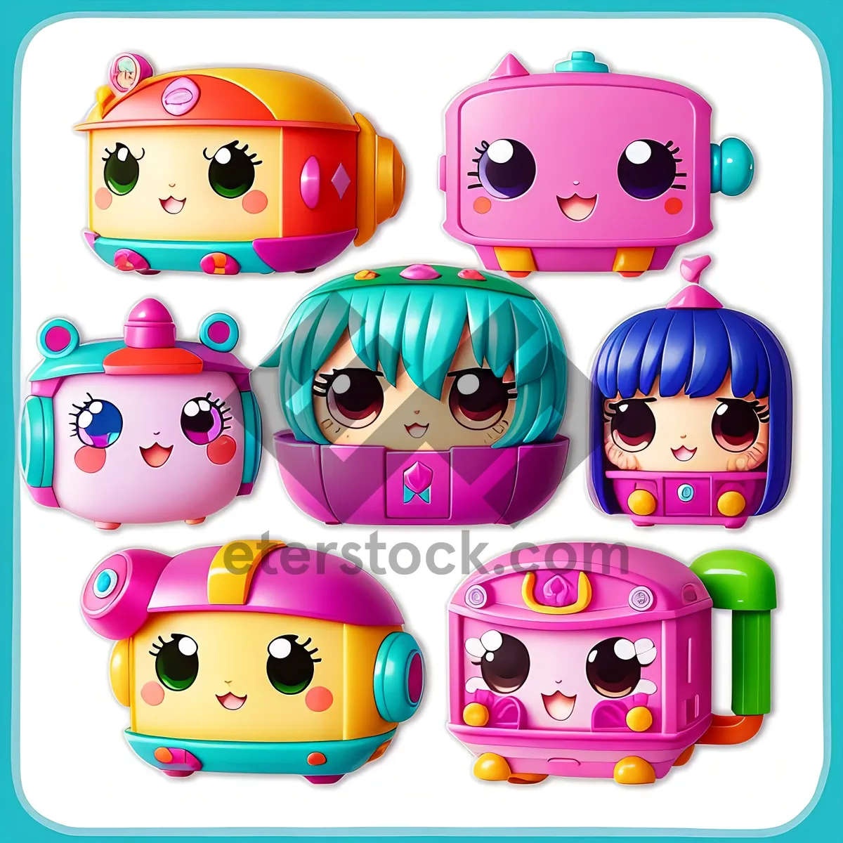 Picture of Cute Jelly Toy Cartoon Graphics