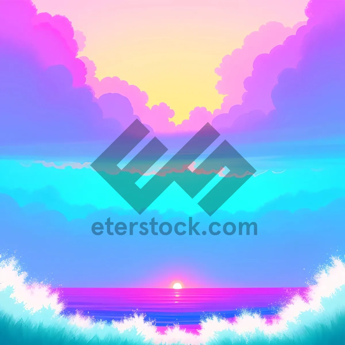 Picture of Summer Sky - Colorful Fantasy of Bright Stars