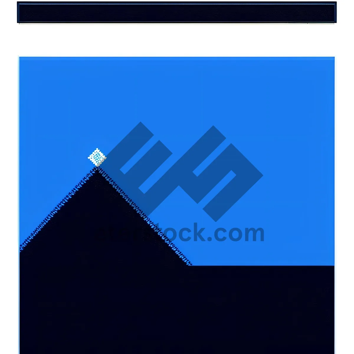 Picture of Letterhead Flag: Architecture-inspired Stationery Symbol