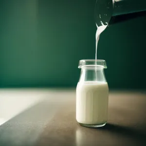 Refreshing Spa Milk in Glass Bottle