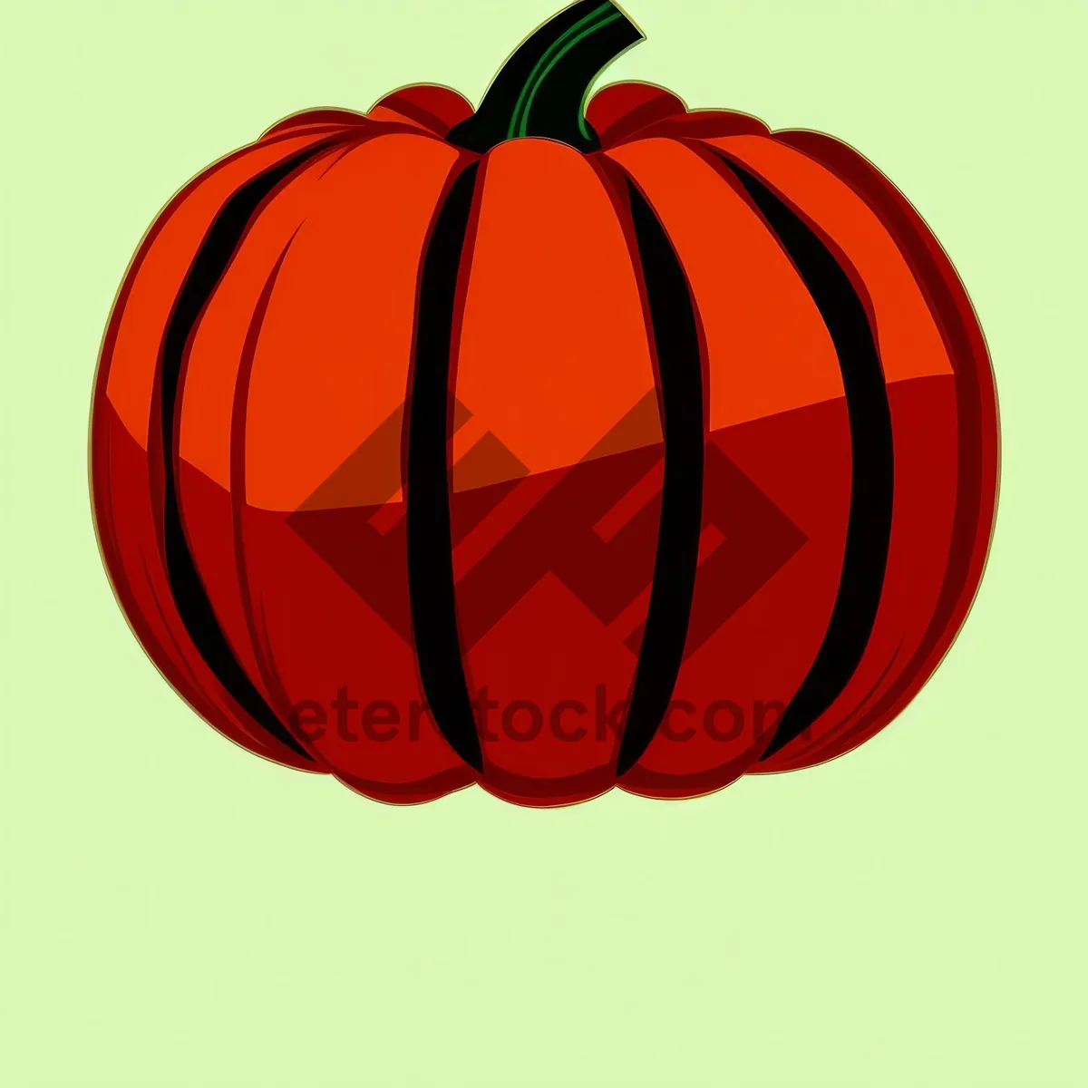 Picture of Vibrant Pumpkin on the Ground for Holiday