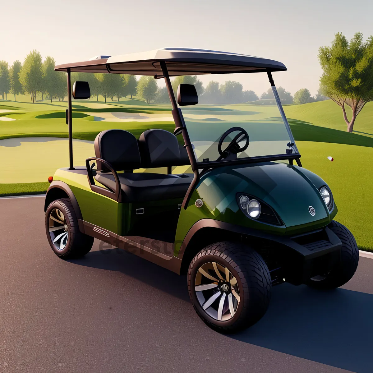 Picture of Speedy Golf Car for Luxurious Sporting Travel