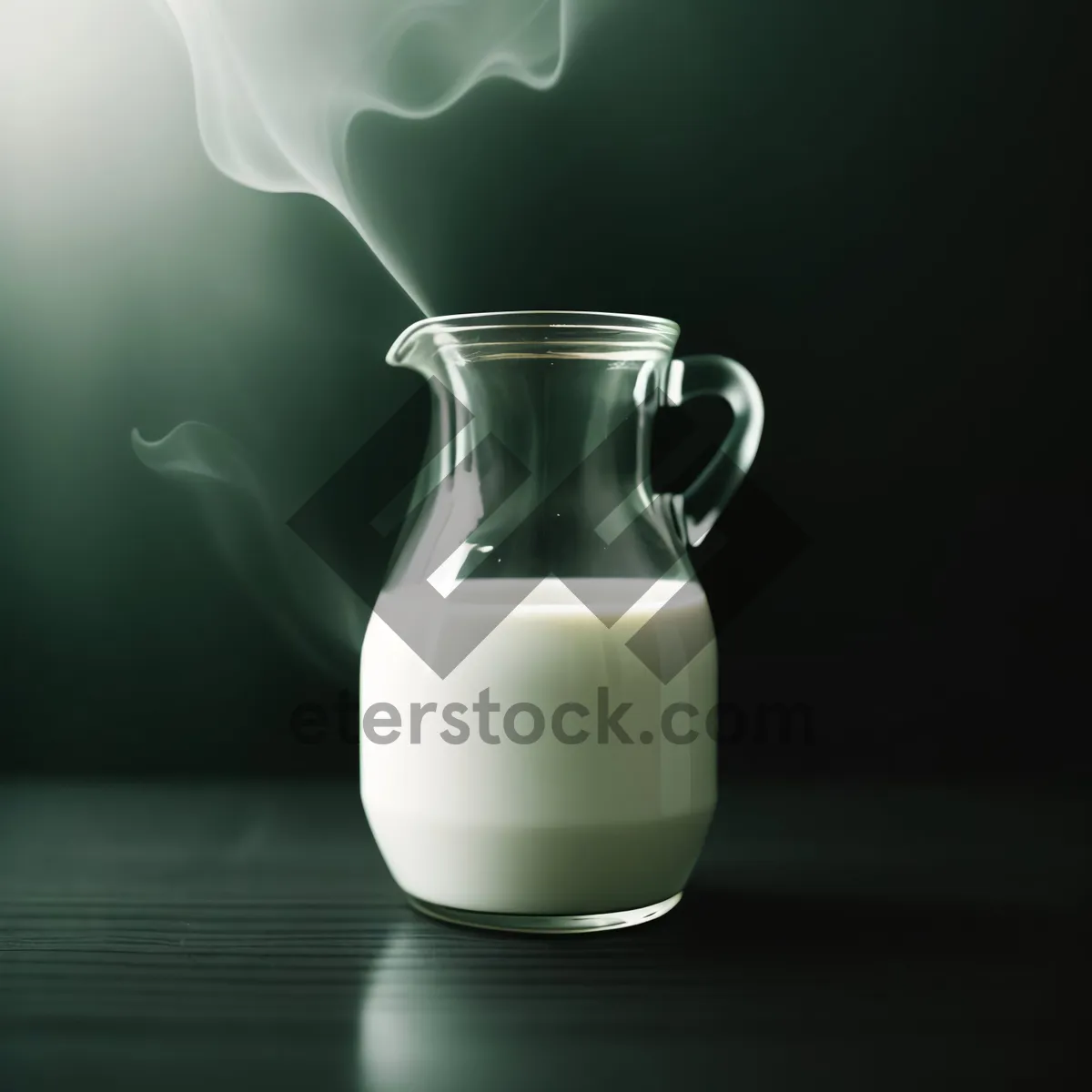 Picture of Transparent Glass Milk Pitcher Beverage Flask