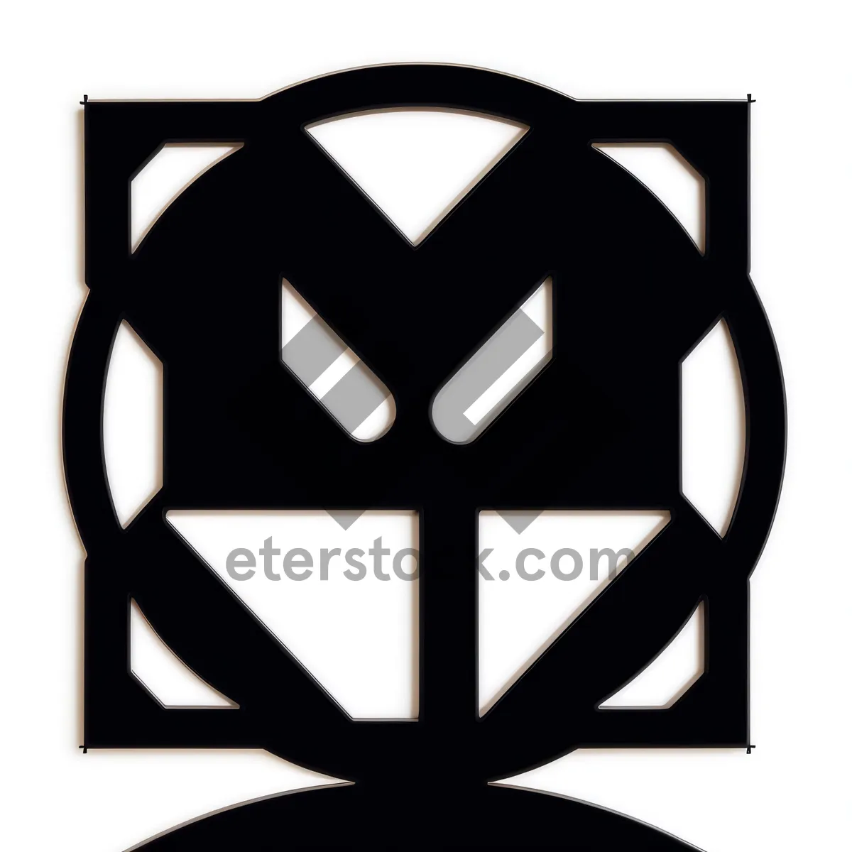 Picture of Baron Heraldry Symbol Black Pumpkin Graphic