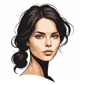Stylish model with cute cartoon hairstyle - Sensual Lady