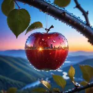 Fresh and Juicy Holiday Apple Decoration