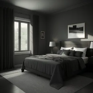 Modern Comfort: Stylish Bedroom Retreat with Cozy Furnishings