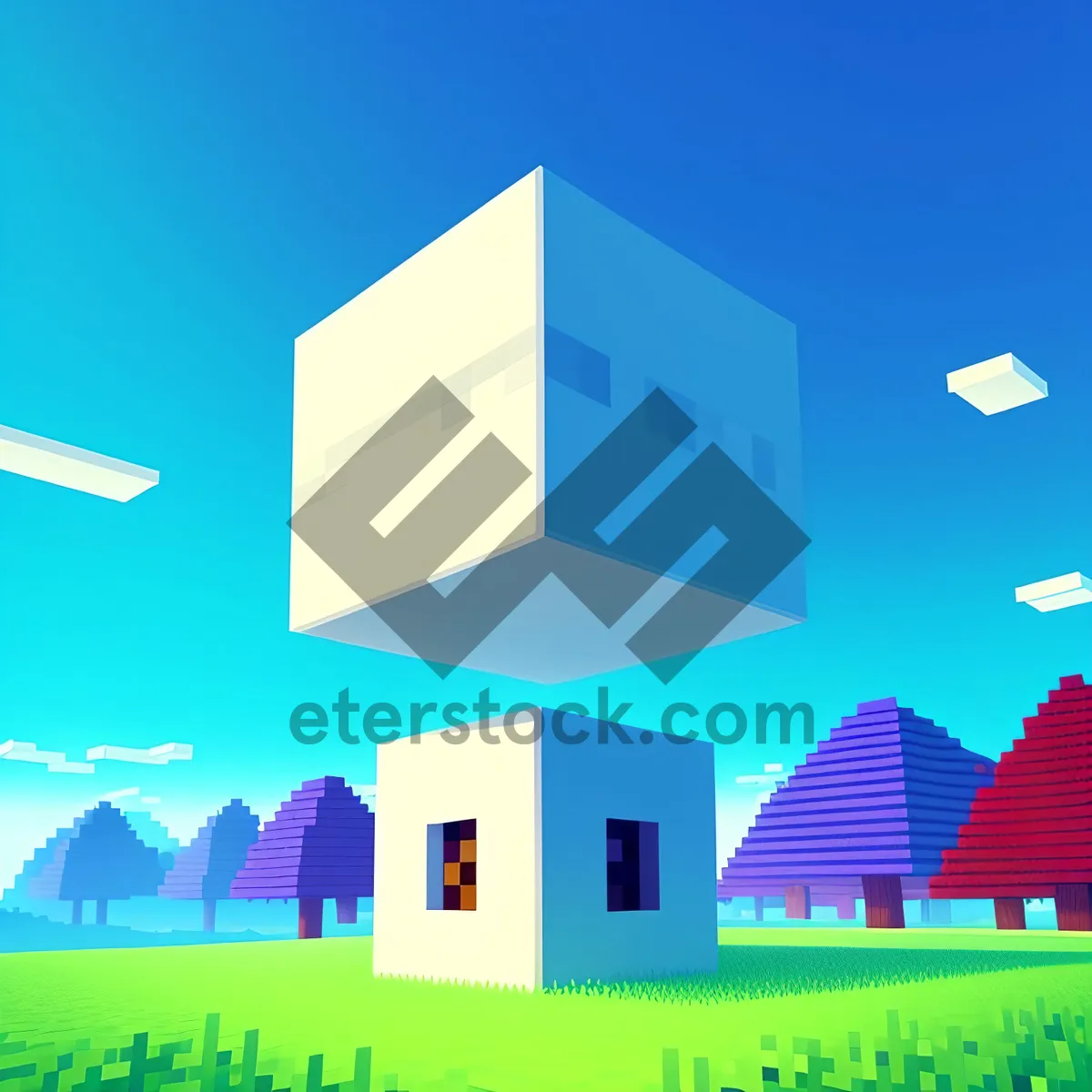 Picture of Chimney House Generator Design Graphic Symbol