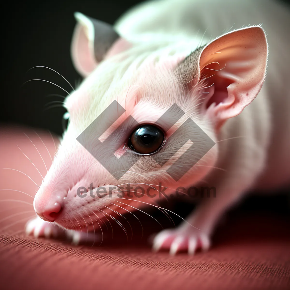 Picture of Fluffy Furball with Piercing Eyes