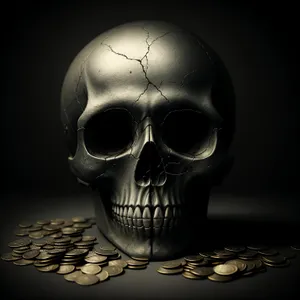 Pirate Skull - Sinister Skeleton Head Mask