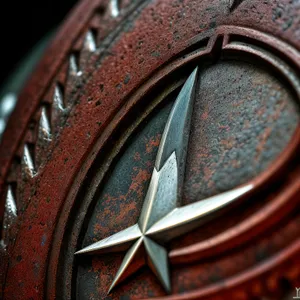 Vintage Steel Gear Mechanism with Flywheel