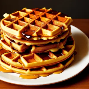 Delicious Stack of Sweet Chocolate Pastries