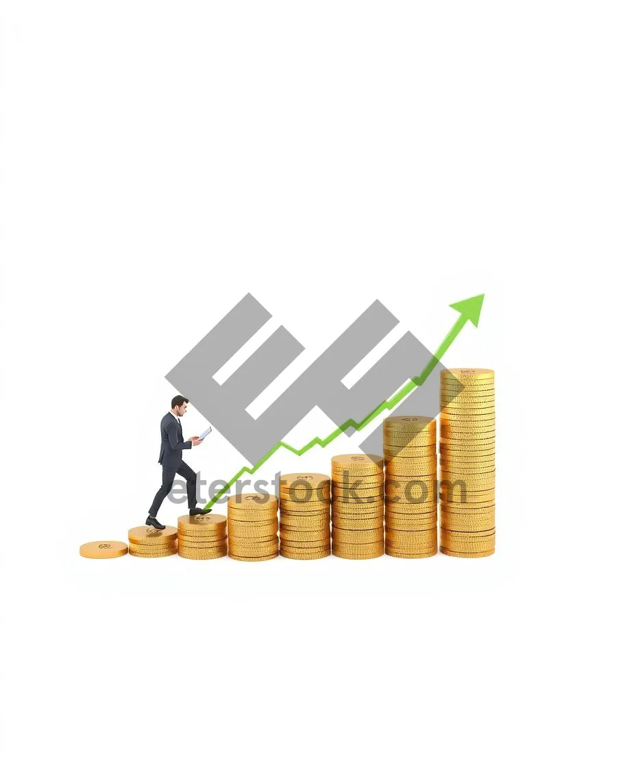 Picture of Financial Market Graph in Business Resort Area