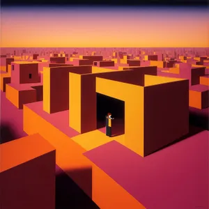 3D Mining Symbol for Business Excavation