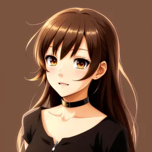 Ravishing Brunette: Alluring Elegance in Seductive Portrait