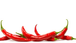 Colorful assortment of healthy organic peppers for cooking.