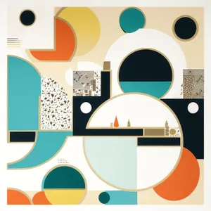 Minimalist geometric web icons set for buttons and signs