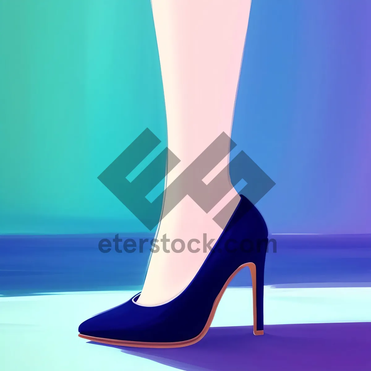 Picture of Fit legs in stylish footwear pose