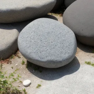 Spa Pebble Ottoman: Relaxation and Fitness Fusion