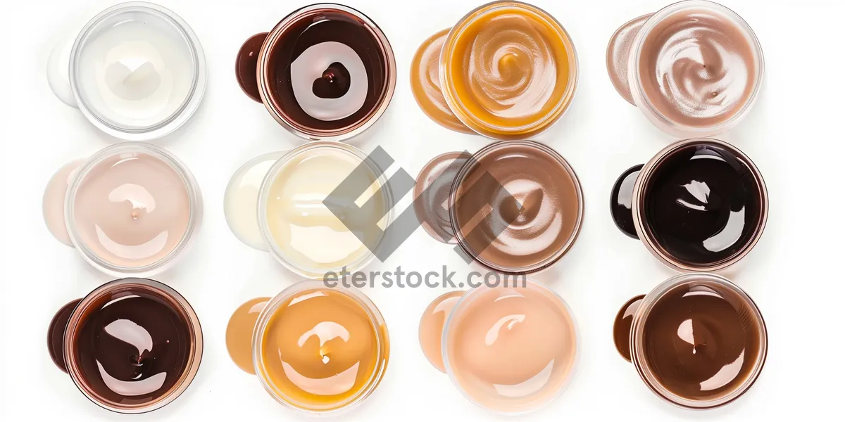 Picture of Black and Orange Round Shiny Button Icons