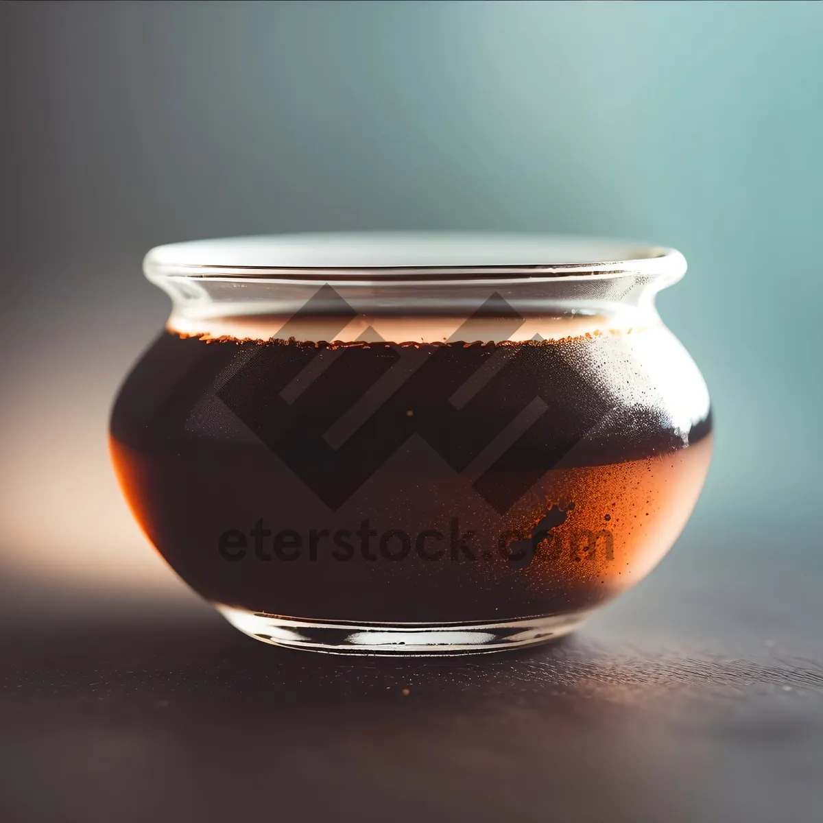 Picture of Refreshing Morning Tea in Clear Glass Mug