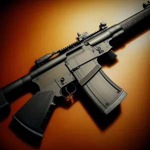 Armed Forces: Powerful Automatic Rifle for Military Use