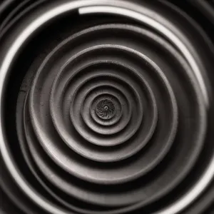 Dynamic Coil Twirl: Abstract Spiral Motion Design