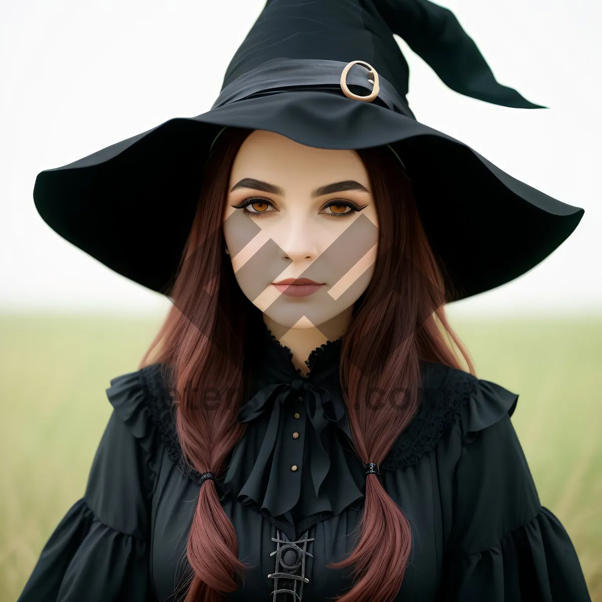 Picture of Smiling Grad in Academic Gown with Mortarboard