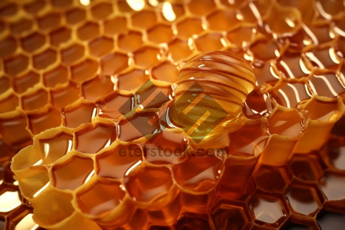 Picture of Brown Honeycomb Pattern Texture Design Framework