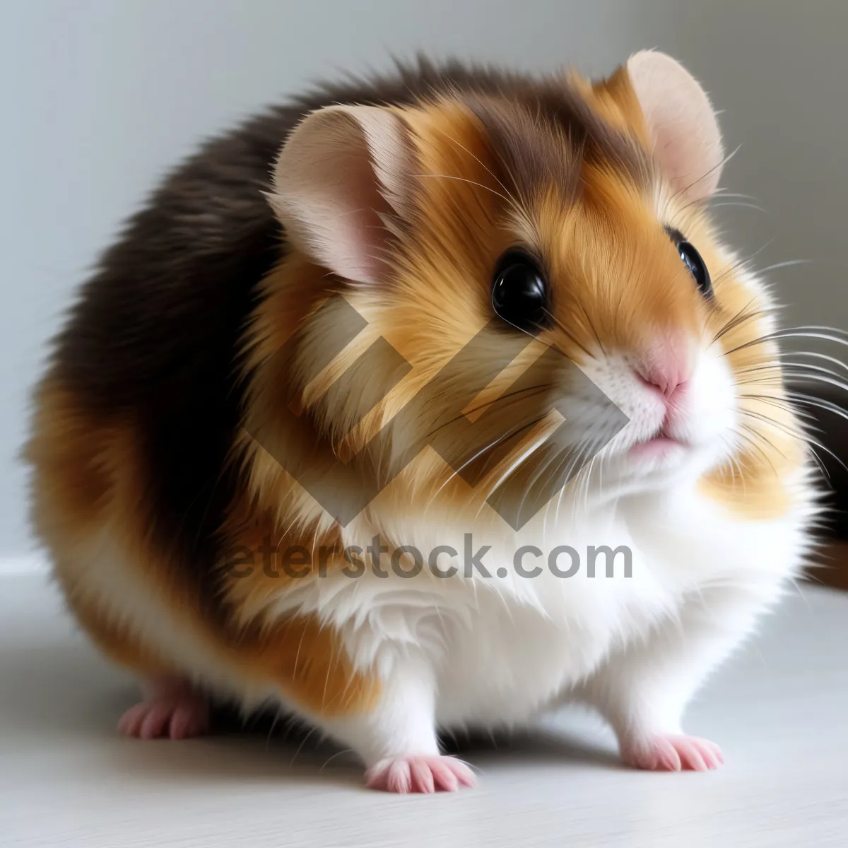 Picture of Adorable Fluffy Bunny with Whiskers