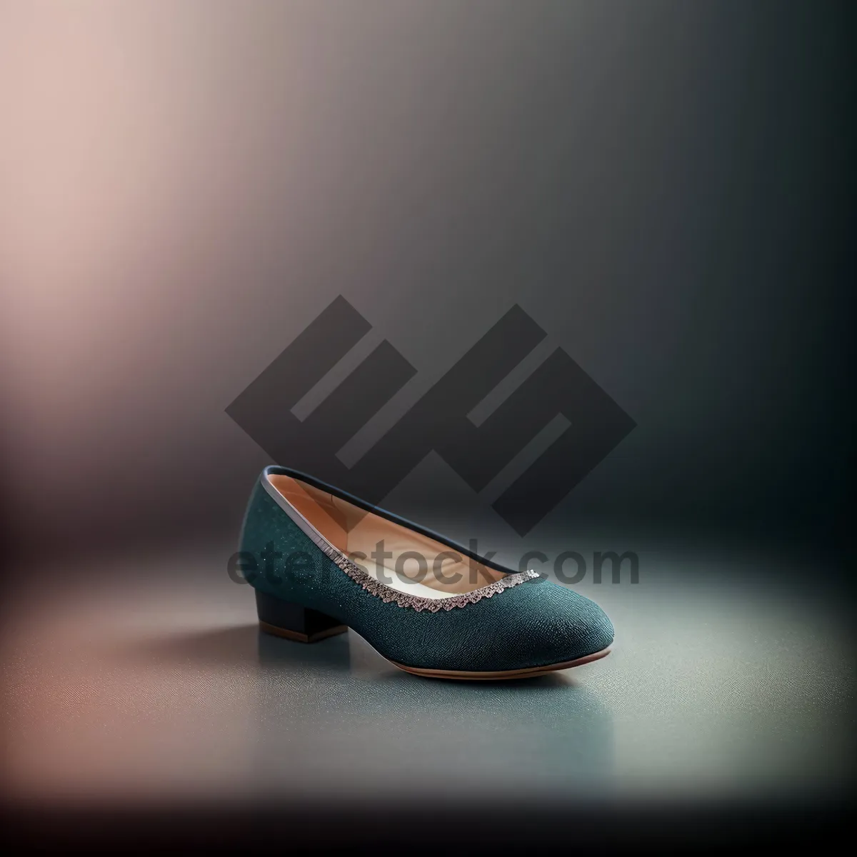 Picture of Black Loafer Shoe: Classic Footwear Object