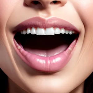Flawless Beauty: Captivating Closeup of Attractive Woman's Seductive Smile