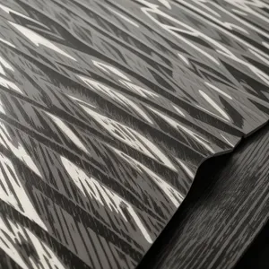 Textured tile roof with intricate pattern and design