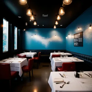 Modern Restaurant Interior Design with Luxury Furniture