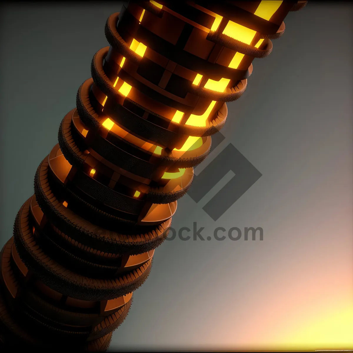 Picture of Elastic Metal Coil Spring for Business Finance