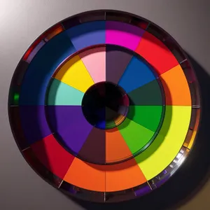 Colorful Reflection of Data on Compact Disk