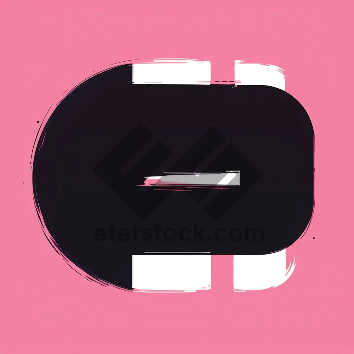 Picture of Iconic Briefcase Symbol Button Image