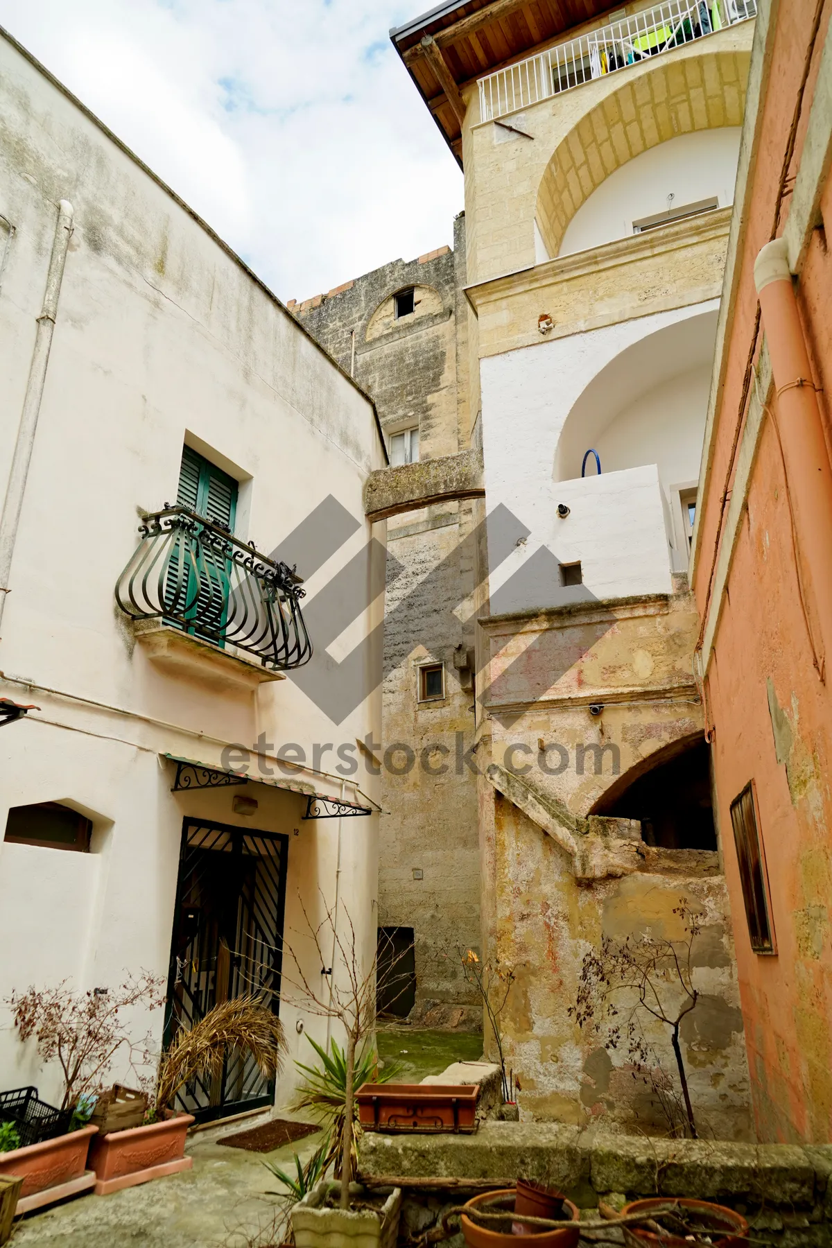 Picture of Old Cathedral Tower in Historic City